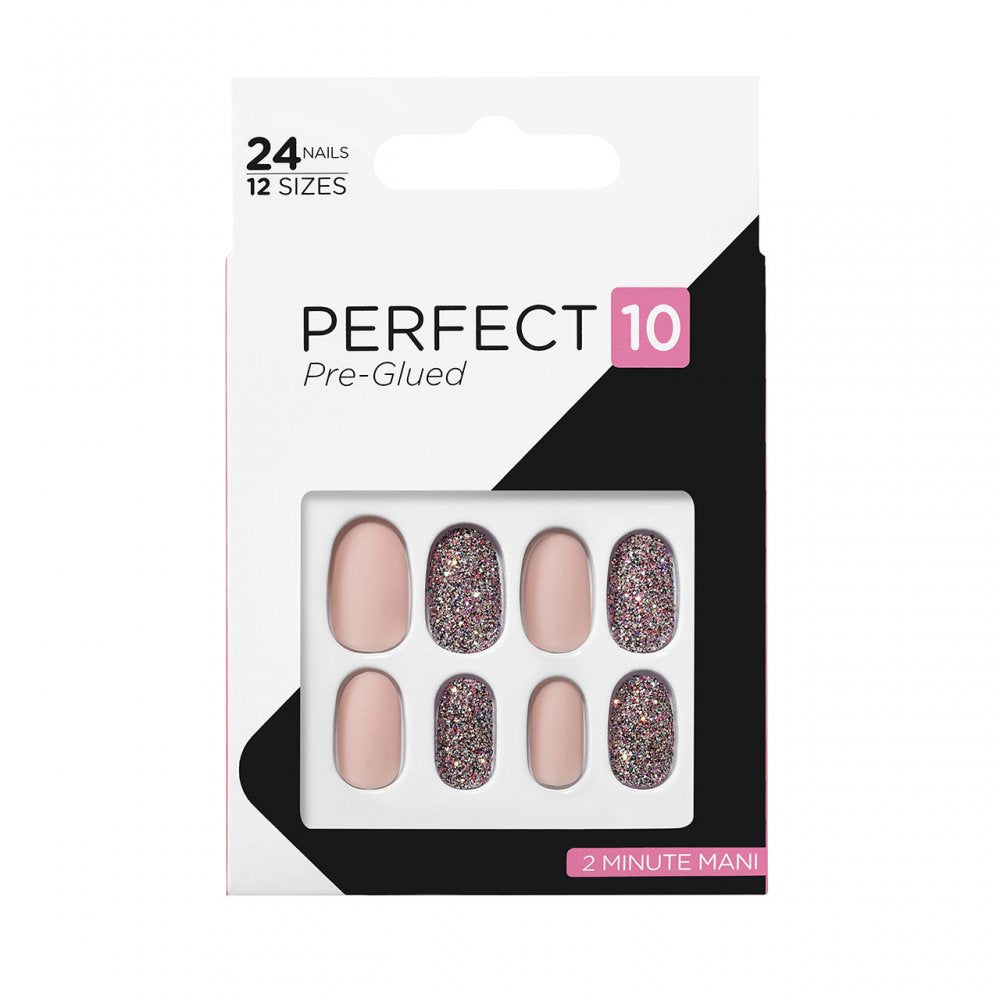 Elegant Touch Perfect 10 Nails Pre-Glued - Dance Floor Main image