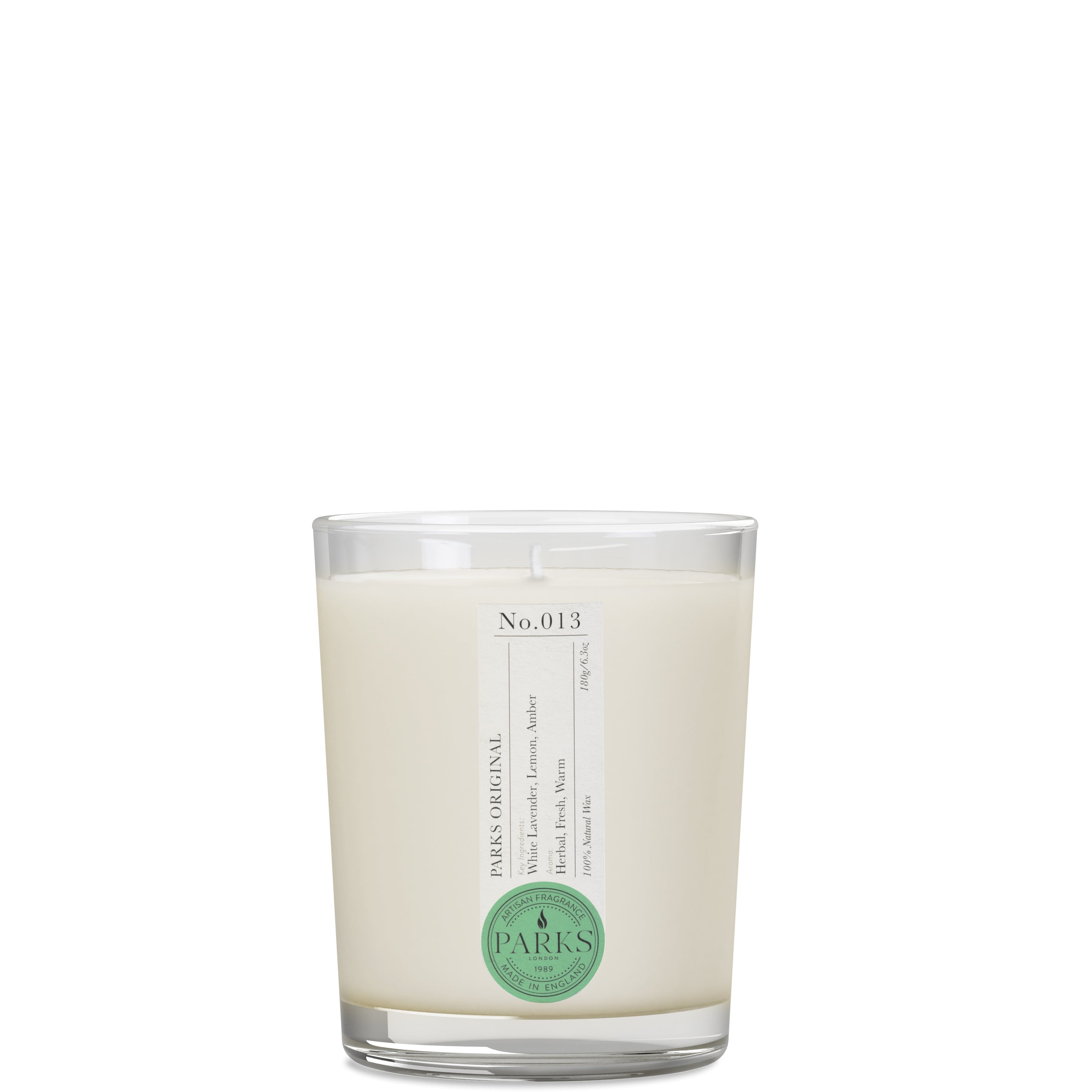 Parks London Home Collection Parks Original Candle 180g Main image