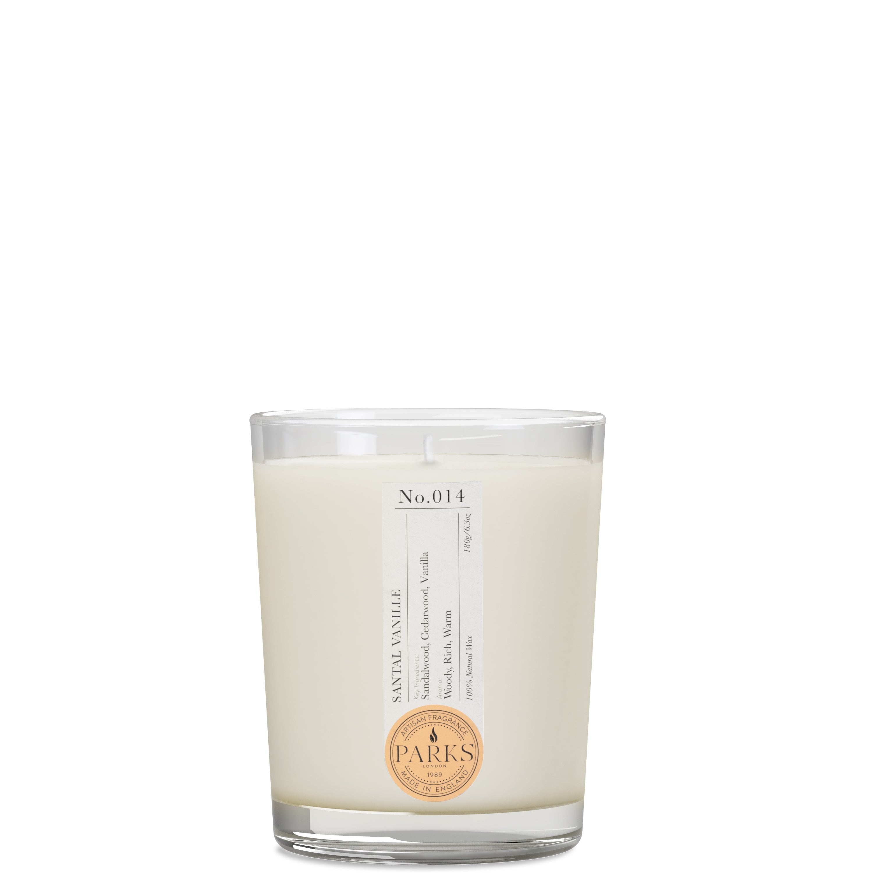 Parks London Home Collection Santal Vanille Candle 180g Main image