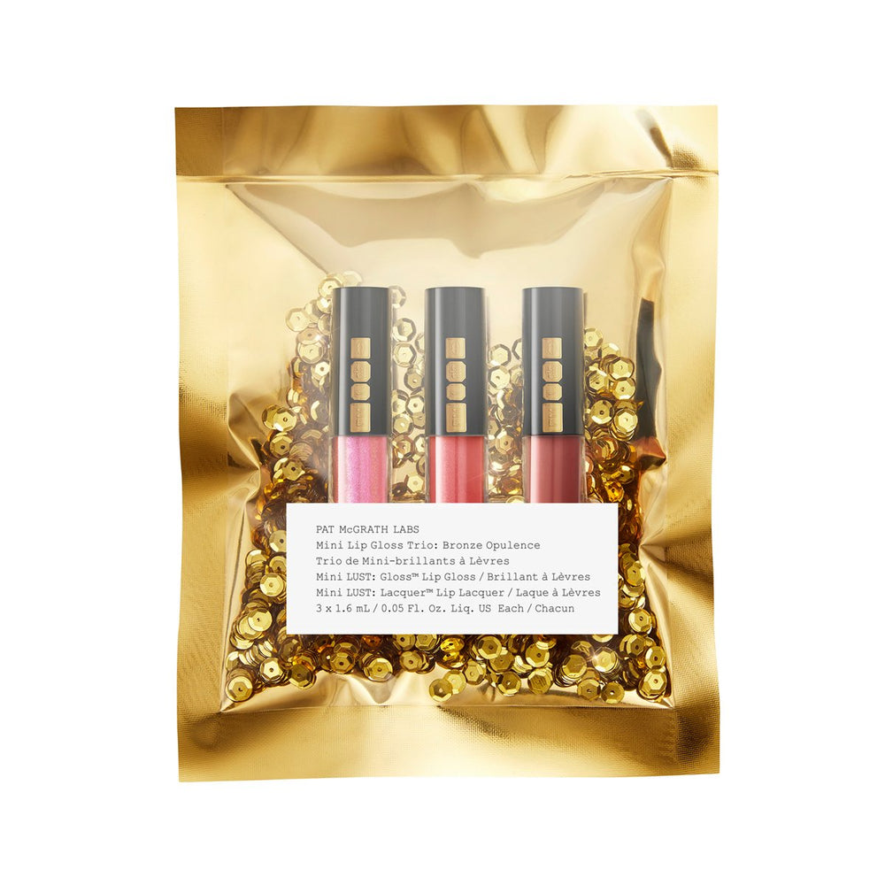 Pat McGrath Labs Mini Lip Gloss Trio Bronze Opulence Secondary image