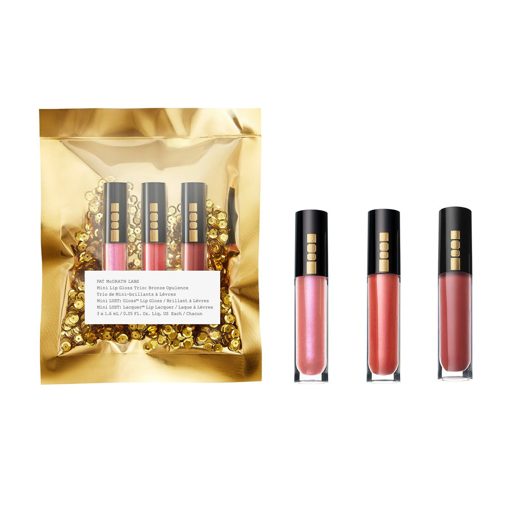 Pat McGrath Labs Mini Lip Gloss Trio Bronze Opulence Main image