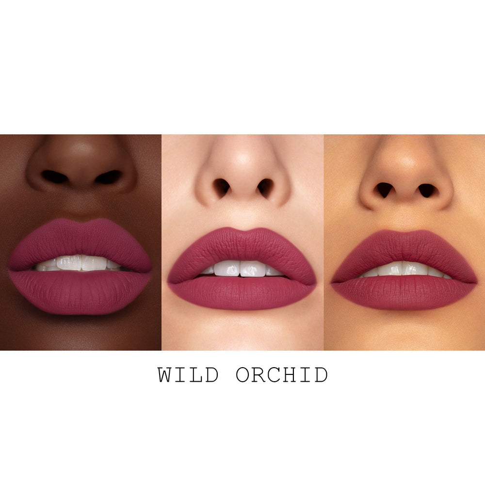 Pat McGrath LIQUILUST™: Legendary Wear Matte Lipstick Wild Orchid (Mid-tone Berry Pink)