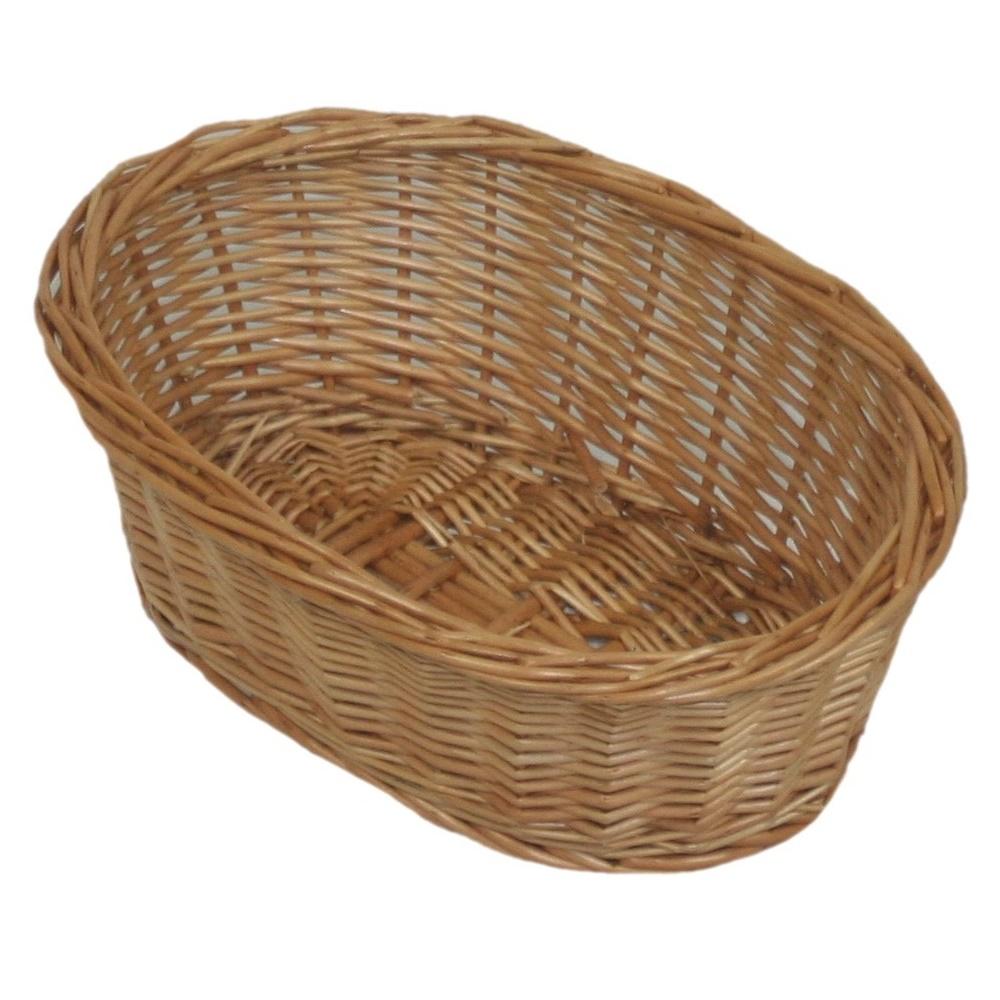 Red Hamper Small Oval Wicker Tray Main image