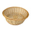Red Hamper Split Willow Round Wicker Tray