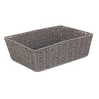 Red Hamper Grey Paper Rope Display Tray
