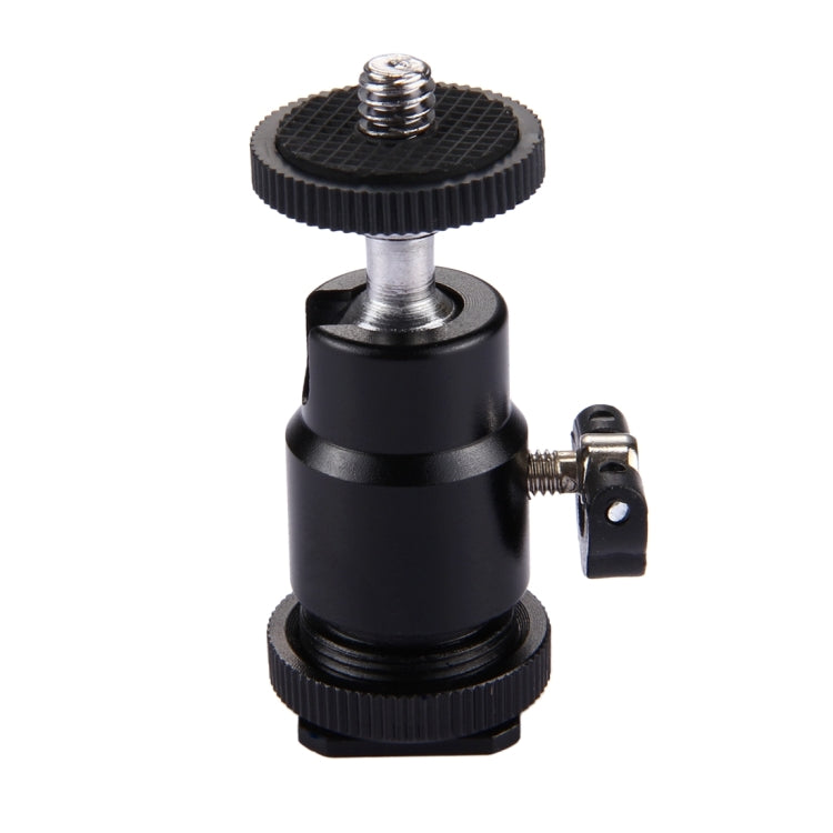 PULUZ Cold Shoe Tripod Head 1/4 inch Tripod Screw Head with Lock Secondary image