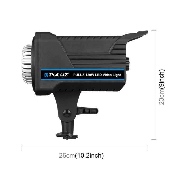 PULUZ 220V 120W Studio Video Light Dual Color Temperature Built-in Dissipate Heat System with Remote Control(EU Plug) Secondary image