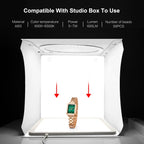 PULUZ 20cm LED Shadowless Light Pad for Photo Studio Box
