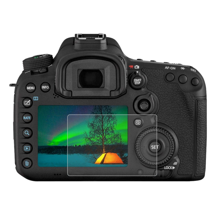 PULUZ 2.5D 9H Tempered Glass Film for Canon EOS 7D Mark II / 7D / N2 / PSN / Nikon V1 / P520 / S9400 / S680 / COOLPIX S6500 / S5200 / Samsung WB35F / OLYMPUS VG170 / 1DIV / Fuji S205 / Casio ZR70 / FC500S Main image