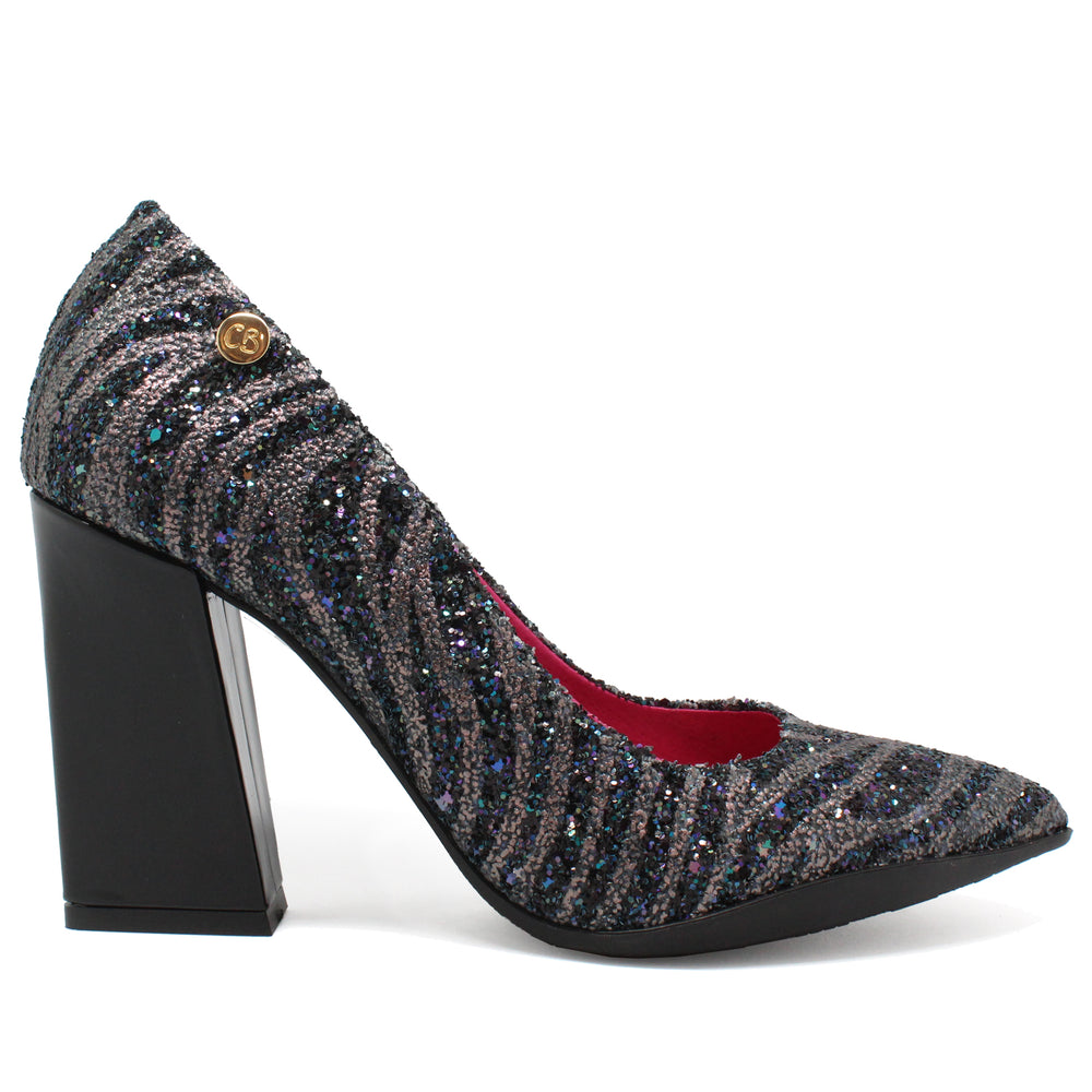 Pailette - Black/Grey Glitter - Chanii B