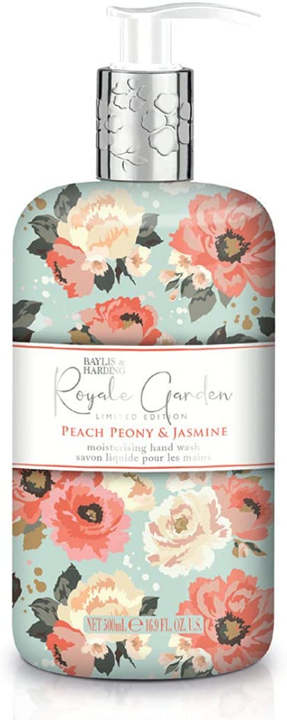 Baylis & Harding Peach Peony & Jasmine Cleansing Hand Wash, 500ml