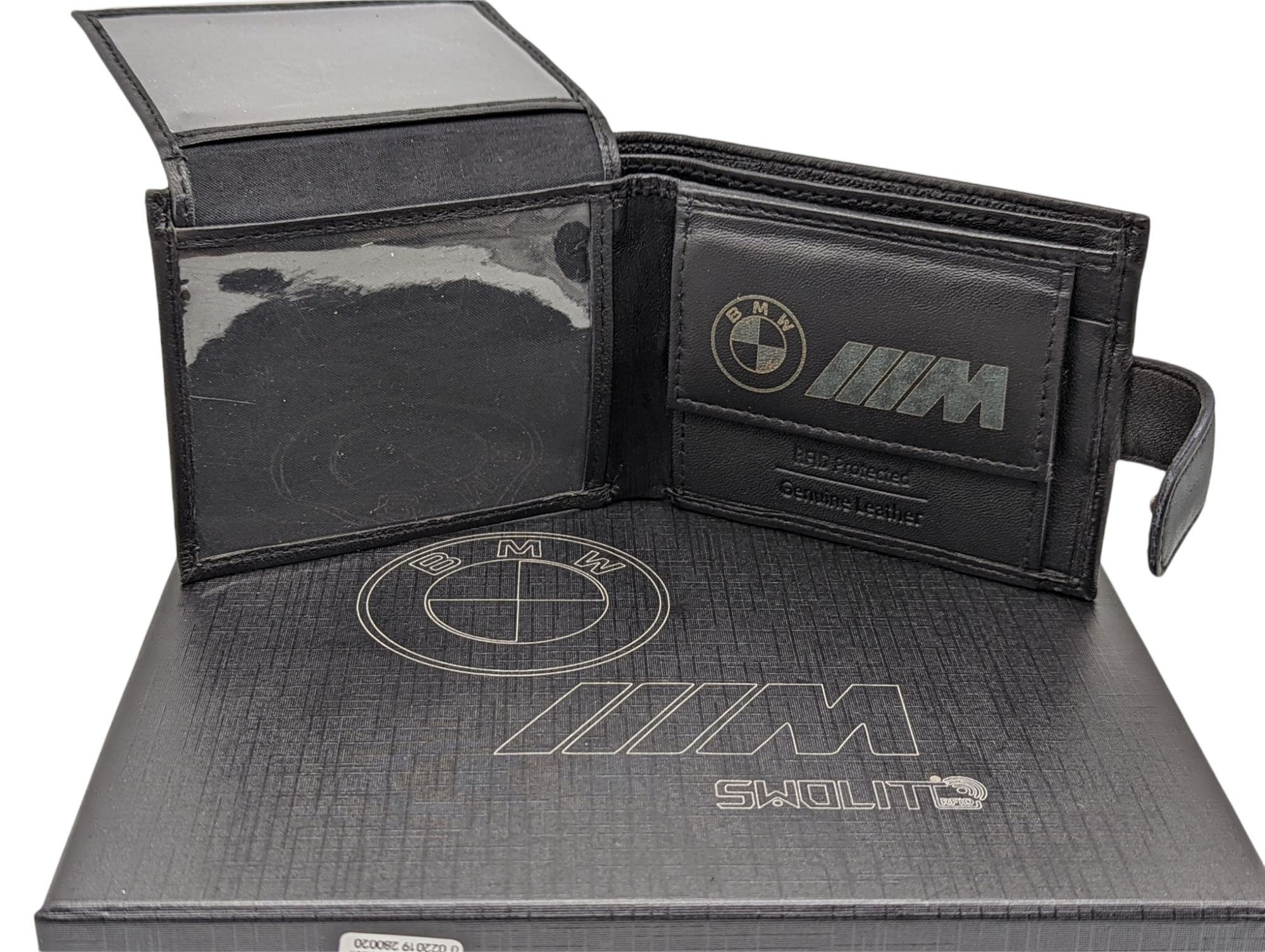 Elite Genuine Leather BMW M Sport Wallet, Key Fob, Pen Boxed Gift Set Gift Boxed VERY LOW STOCK
