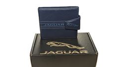 Black Genuine Leather, Slim, Light, Jaguar inspired Wallet Swolit RFID Blocker Gift Boxed