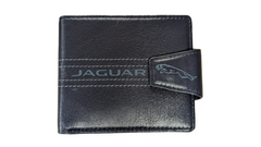 Black Genuine Leather, Slim, Light, Jaguar inspired Wallet Swolit RFID Blocker Gift Boxed