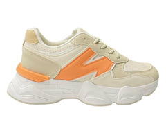 Chunky Sole Lace Up Sports Trainers