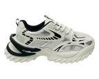 Chunky Sole Lace Up Mesh Sports Trainers