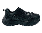 Chunky Sole Mesh Lace Up Sports Trainers