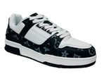 Casual Faux Leather Lace Up Trainers