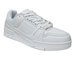 Casual Faux Leather Lace Up Trainers