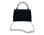 Diamante Glitter Clutch Tote Bag