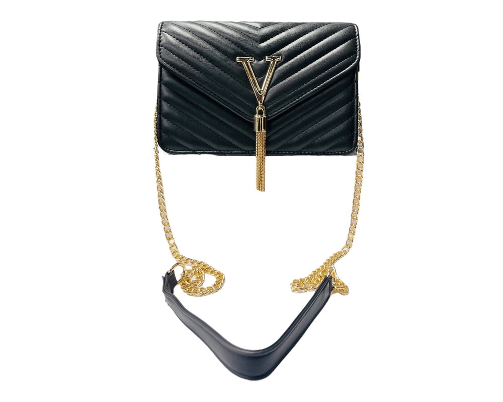 Cross Body Faux Leather Tote Bag