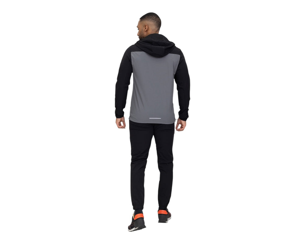 Colour Block Hooded Tech Tracksuit