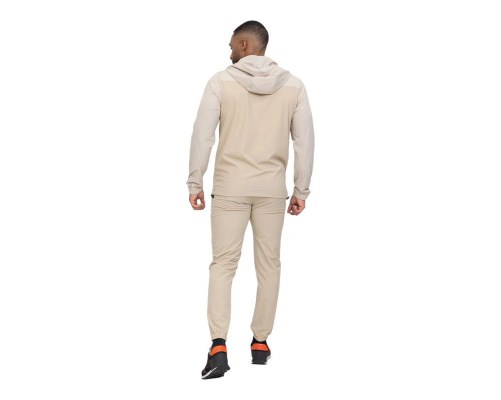 Colour Block Hooded Tech Tracksuit