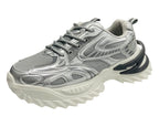 Chunky Sole Lace Up Mesh Sports Trainers