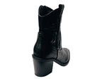 Western Cowboy Embroidered Block Heel Boots