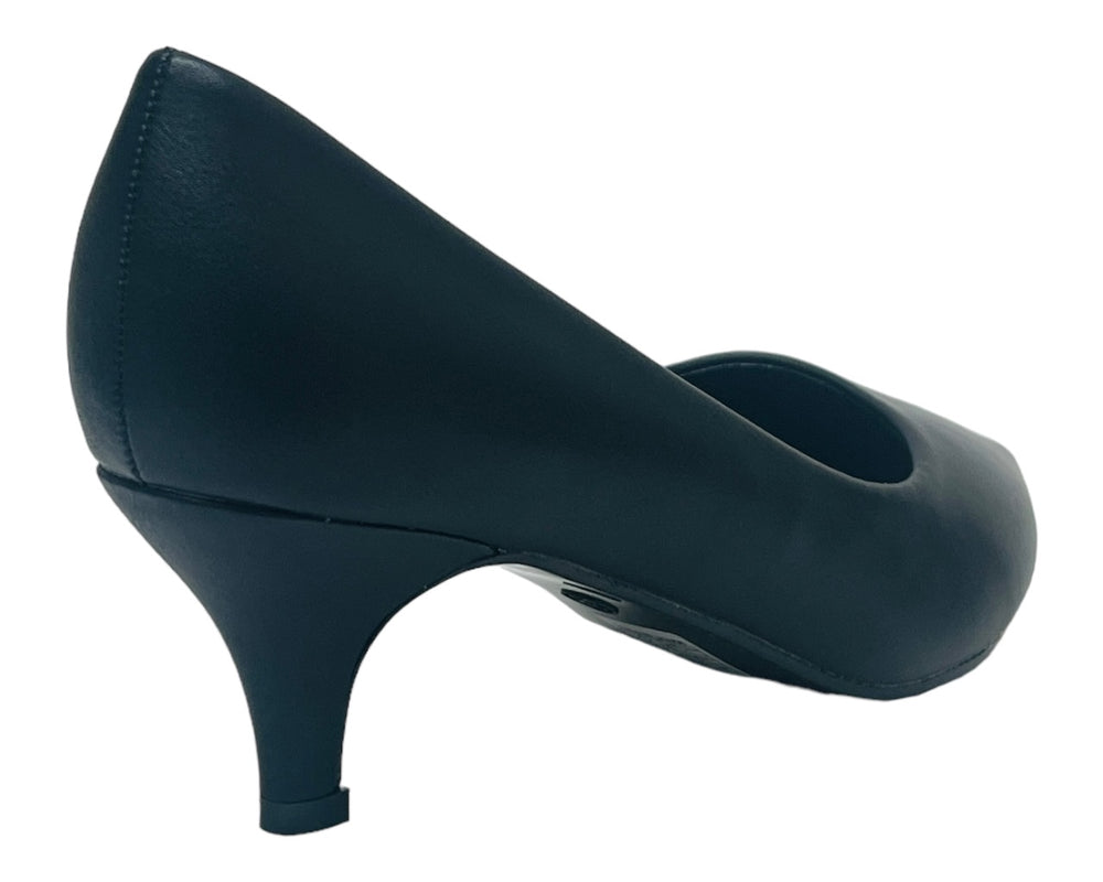 Faux Leather Stiletto Heel Court Shoes