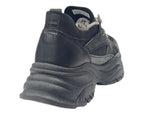 Chunky Sole Diamante Lace Trainers