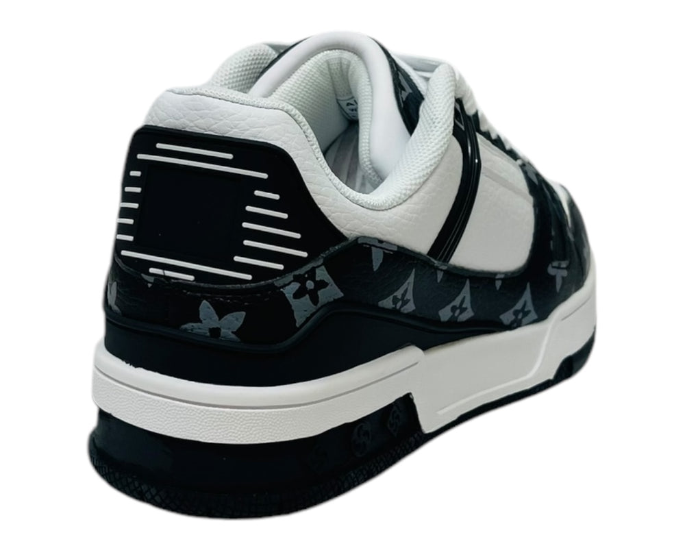 Casual Faux Leather Lace Up Trainers