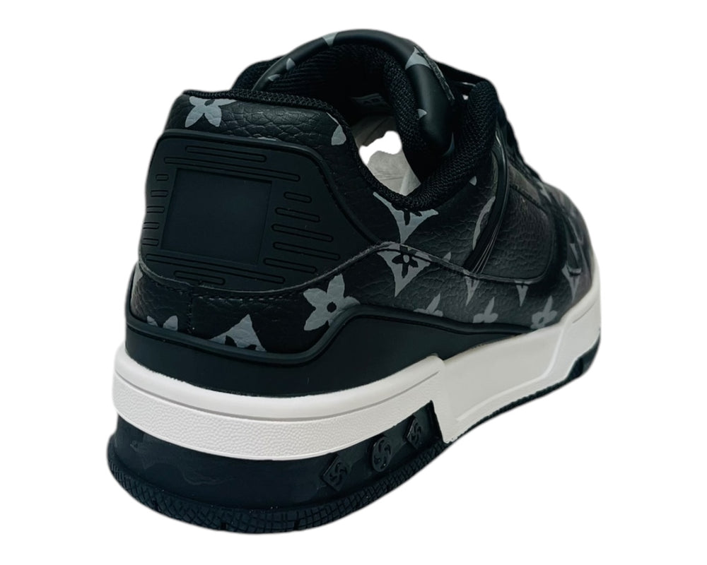 Casual Faux Leather Lace Up Trainers