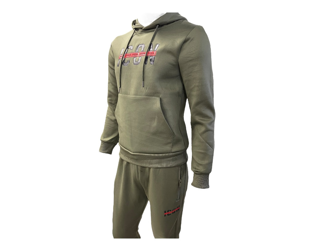 Pullover Slim Fit Hooded Tracksuit