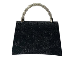 Diamante Glitter Clutch Tote Bag