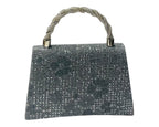 Diamante Glitter Clutch Tote Bag