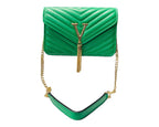 Cross Body Faux Leather Tote Bag