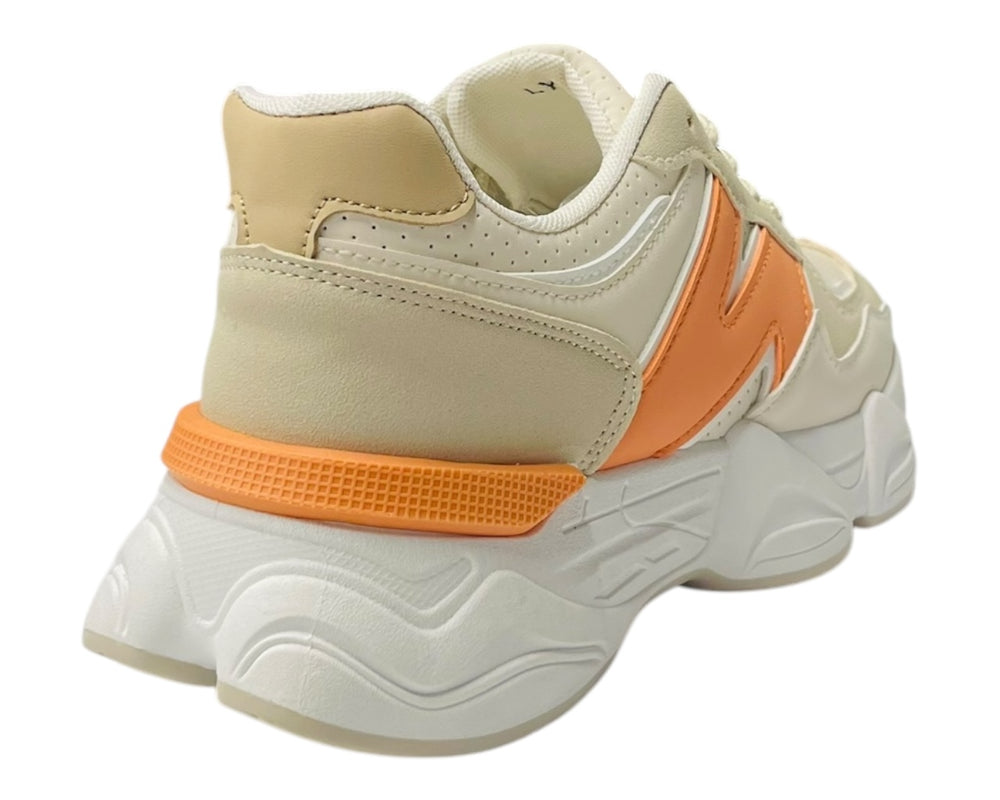 Chunky Sole Lace Up Sports Trainers