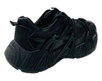 Chunky Sole Mesh Lace Up Sports Trainers