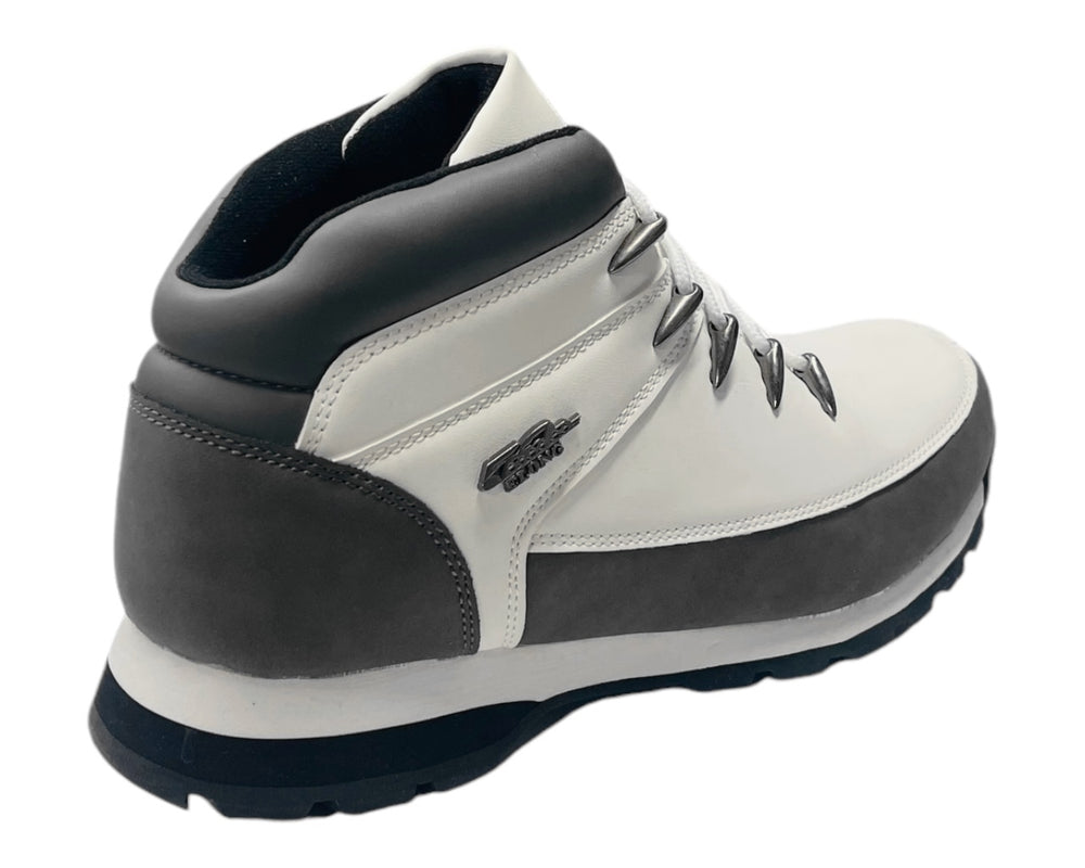 Faux Leather Lace Up Hiking Boots