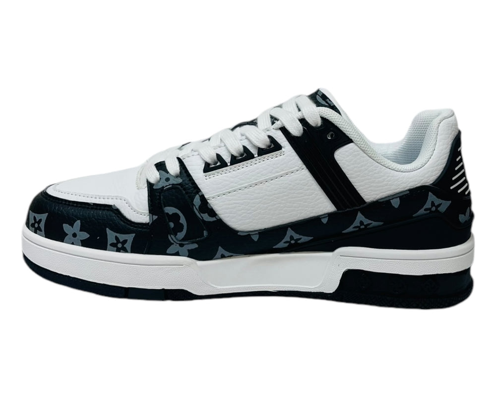 Casual Faux Leather Lace Up Trainers