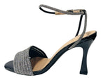 Strappy Rhinestone Spool Heel Shoes