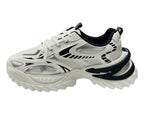 Chunky Sole Lace Up Mesh Sports Trainers