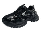 Chunky Sole Lace Up Mesh Sports Trainers