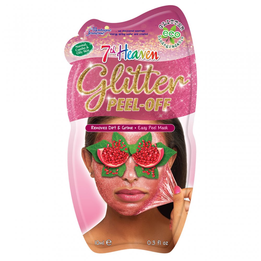 7th Heaven Glitter Peel-Off Face Mask, 10ml Main image
