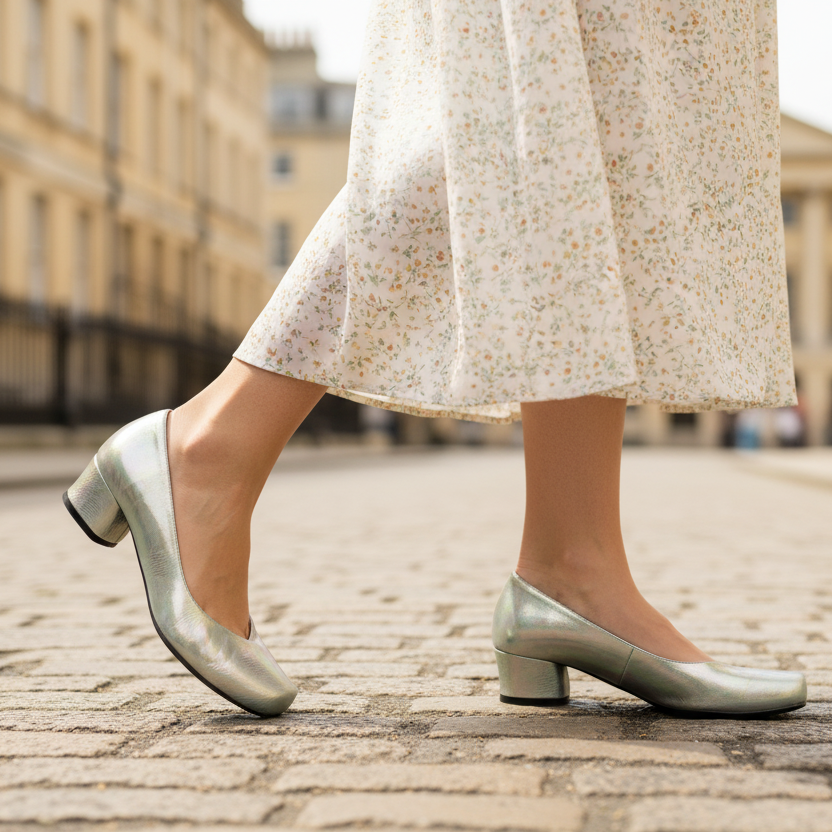 Polo - iridescent Low heel shoe Secondary image