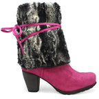Pulpeux  Fuchsia suede long leg boot - Chanii B