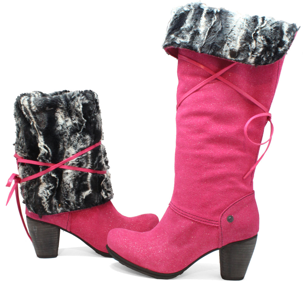 Pulpeux  Fuchsia suede long leg boot - Chanii B