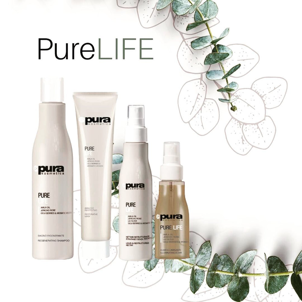 Pura Kosmetica Pure Life Regenerating Shampoo for All Hair Types, 1000ml Secondary image