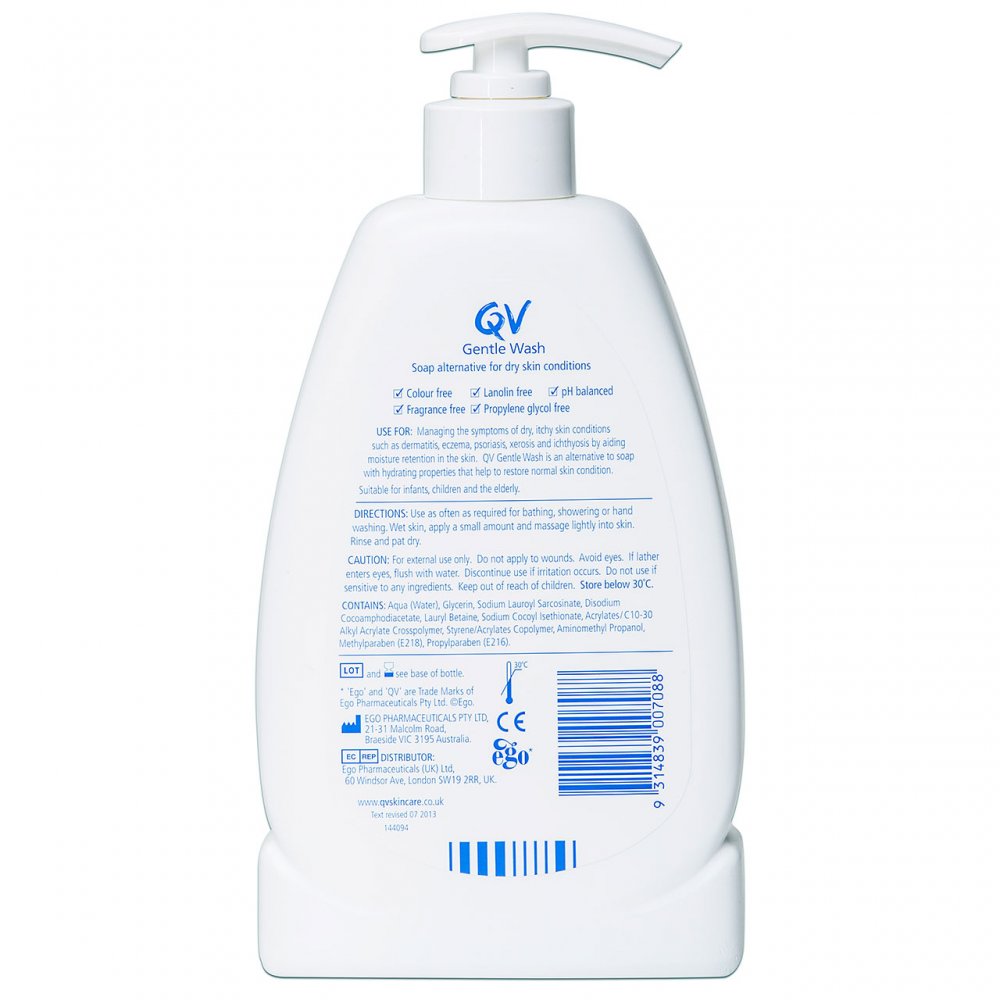 QV Gentle Wash, 500g